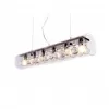 Стеклянный подвесной светильник Briza LDP 1057-600 цилиндр прозрачный Lumina Deco