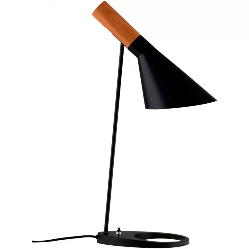 Интерьерная настольная лампа Turin V11333-1T черный конус Интерьерная настольная лампа Turin V11333-1T черный конус