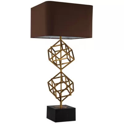 Интерьерная настольная лампа Table lamp KM0282T-1 brass DeLight Collection