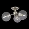 Стеклянная потолочная люстра Томми CL102131 форма шар прозрачная Citilux