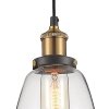 Стеклянный подвесной светильник Cascabel 1874-1P прозрачный Favourite