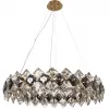 Стеклянная подвесная люстра Rosalinda 7204/17 LM-12 прозрачная Divinare