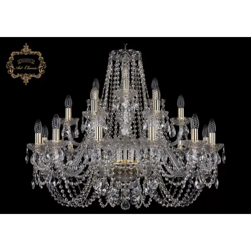 Подвесная люстра 11.11 11.11.12+6+3.300.Gd.Sp Art Classic Подвесная люстра 11.11 11.11.12+6+3.300.Gd.Sp Art Classic