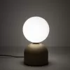 Стеклянный интерьерная настольная лампа Miki 11498 Miki Sabia белый форма шар TK Lighting