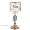 Стеклянный интерьерная настольная лампа Terra 5414/2TA цилиндр прозрачный Odeon Light