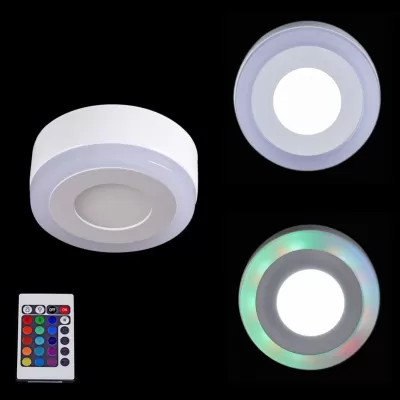 Светодиодный точечный светильник  60503-9.0-001TM LED3+3W  WH/DL+RGB