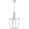 Стеклянный подвесной светильник Brooklyn LDP 1241-1 CHR прозрачный Lumina Deco