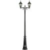 Стеклянный наземный фонарь QUADRO M lead GLASS 79909MAlgG 029 Bl прозрачный Oasis Light