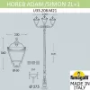 Наземный фонарь Simon U33.208.M21.AXH27 прозрачный конус Fumagalli