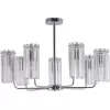 Стеклянная потолочная люстра Ifa 1063-307 прозрачная цилиндр Rivoli