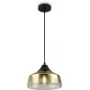 Стеклянный подвесной светильник Jiffy FR5188PL-01G конус прозрачный Freya