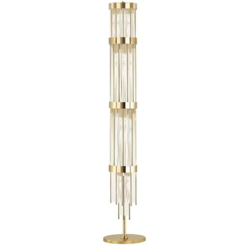 Стеклянный торшер York 4788/12F прозрачный Odeon Light