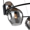 Стеклянный подвесной светильник Astoria 983 VL5002P06 прозрачный форма шар Vele Luce