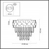 Хрустальная потолочная люстра Stala 4811/6C прозрачная Odeon Light