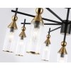 Стеклянная потолочная люстра HIGH LIGHT LH55258 цилиндр прозрачная Ambrella