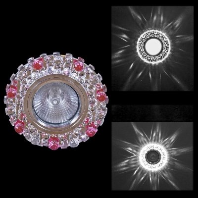 Точечный светильник  00755-9.0-001CN MR16+LED3W CL+PK для натяжного потолка