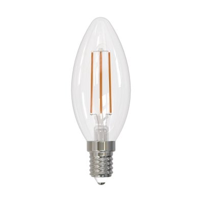 Лампочка светодиодная  LED-C35-9W/3000K/E14/CL/DIM GLA01TR картон Uniel