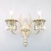 Бра Elisha 3281/2 белый с золотом / тонированный хрусталь Eurosvet