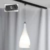Стеклянный трековый светильник Rimini LSF-1106-01-TAB белый Lussole