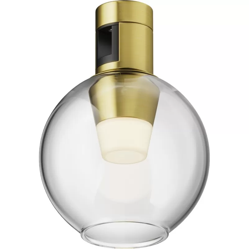 Стеклянный трековый светильник Bubble TR148-1-3W3K-BS прозрачный форма шар Maytoni Стеклянный трековый светильник Bubble TR148-1-3W3K-BS прозрачный форма шар Maytoni