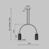 Стеклянный подвесной светильник Antic MOD302PL-02W белый цилиндр Maytoni