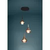 Стеклянный подвесной светильник Almoster 390439 конус Eglo