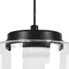 Стеклянный подвесной светильник Fico Ii 740117 цилиндр прозрачный Lightstar