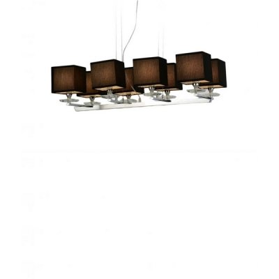 Подвесная люстра Fianelo LDP 1248-8 BK Lumina Deco