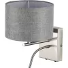 Бра Nikki 8251/2W серое цилиндр Lumion