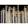 Хрустальная потолочная люстра Tavenna Gold Tavenna H 1.3.60.100 G прозрачная Dio D'Arte
