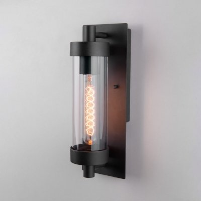 Настенный светильник уличный Pipe 35151/D чёрный Elektrostandard