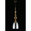 Стеклянный подвесной светильник Rena APL.602.06.01 конус цвет янтарь Aployt