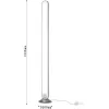 Торшер Altus 4222-1F белый F-Promo