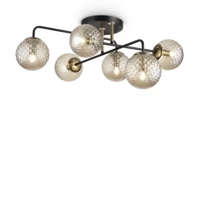 Потолочная люстра Navel FR8016PL-06BBS Freya