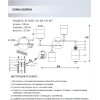 Стеклянная потолочная люстра Pauel SF3387/4C-BK-CR-WT белая Seven Fires