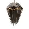 Стеклянный подвесной светильник Shard 10432 Smoke конус Loft It