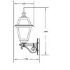 Стеклянный настенный фонарь уличный FARO-FROST S 91101fS Bl Oasis Light