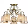 Потолочная люстра Driana FR2405-PL-05-BZ бежевая Freya