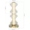 Стеклянный интерьерная настольная лампа Spine SL6136.214.01 ST Luce