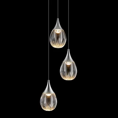 Подвесной светильник Stilla MD24001004-3A chrome/clear DeLight Collection