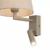 Бра Butler FR2057WL-L5BG цилиндр бежевое Freya