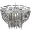 Стеклянная подвесная люстра Boscone LDP 7044-550 CHR+GY Lumina Deco