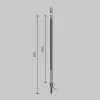 Грунтовый светильник Pole O440FL-L12GF3K Maytoni