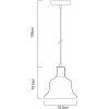 Стеклянный подвесной светильник Amiata A4255SP-1SM серый Artelamp