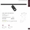Трековый светильник Linea A4641PL-1BK цилиндр черный Artelamp