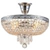 Хрустальная потолочная люстра Rococo ROCOCO 81407/4C CHROME прозрачная Natali Kovaltseva