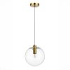 Стеклянный подвесной светильник Noor SL1056.213.01 форма шар прозрачный ST Luce