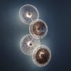 Стеклянный настенный светильник Helion 20320 прозрачный круглый