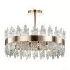 Стеклянная потолочная люстра Margot 5267/6C цилиндр прозрачная Lumion