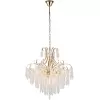 Хрустальная подвесная люстра Favero 2108/8P цвет золото Escada